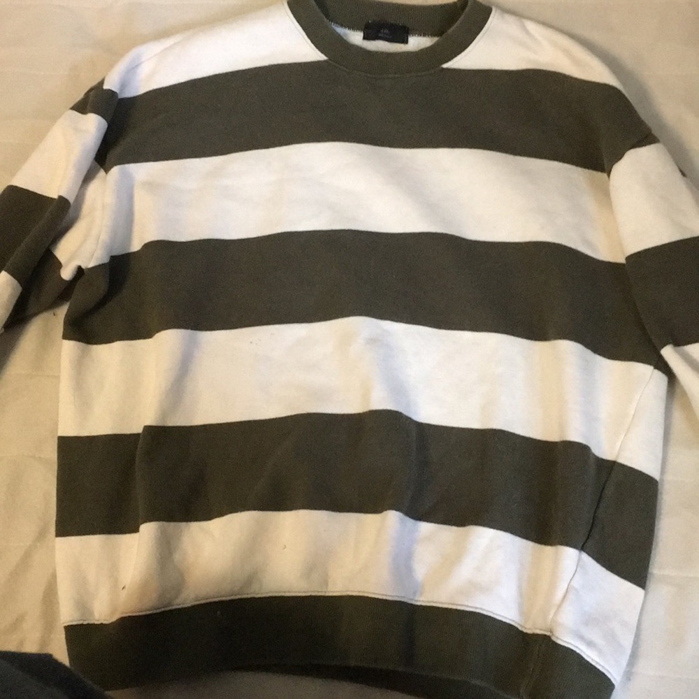 Striped green shirt